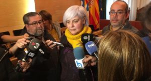 Dolors Sabater, alcaldesa de Badalona, asegura que seguirán apoyando a la Penya