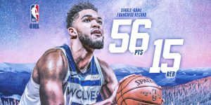 Noche de récords en la NBA: LeBron, Kemba y Towns