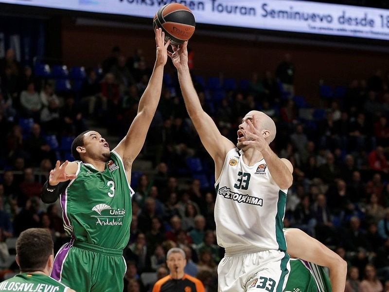 Unicaja se hunde en el segundo tiempo ante PAO (79-90)