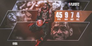 Noches de playoffs (XVI) LeBron pasa de ronda; Houston destroza a Utah