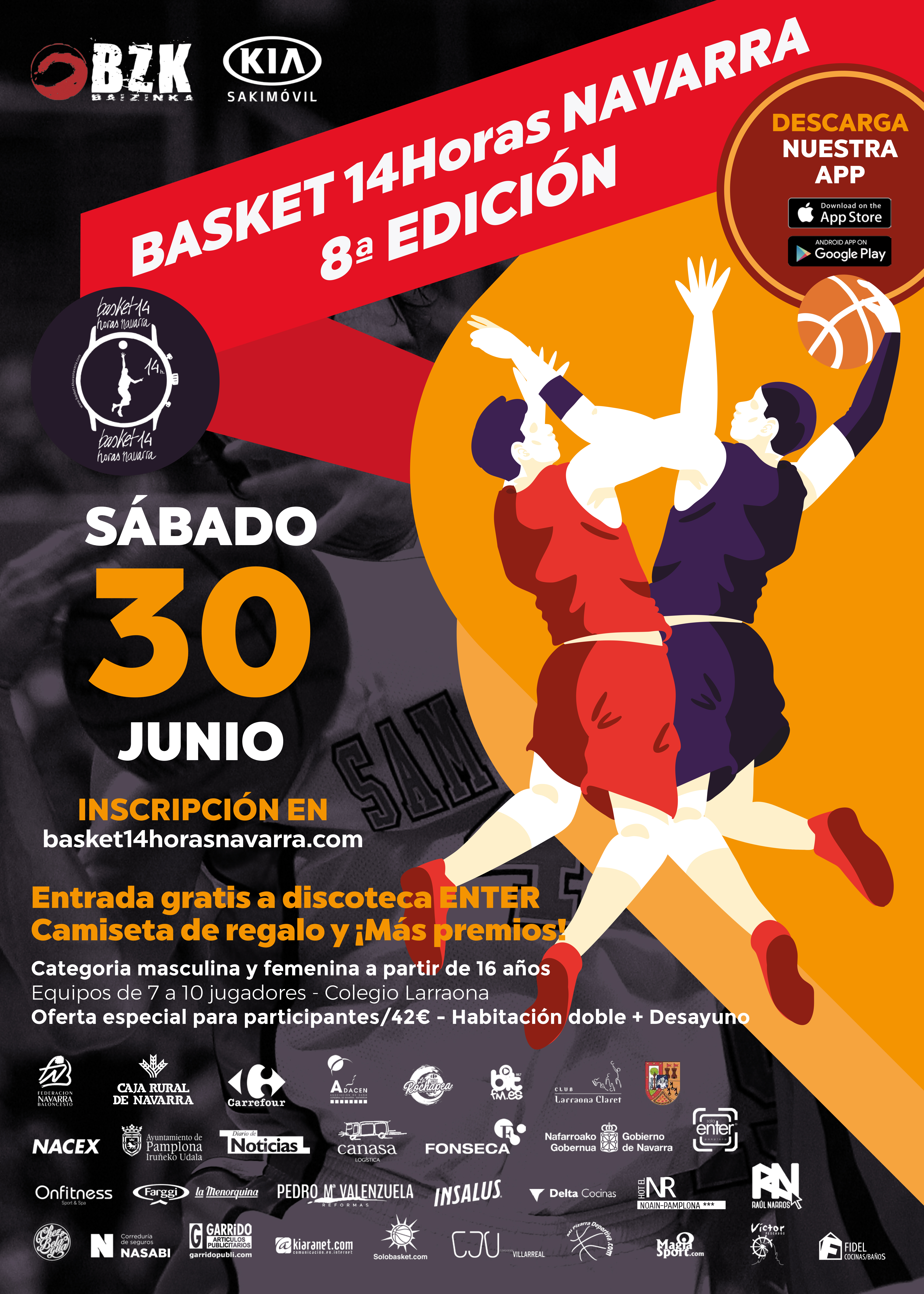 El torneo Basket 14 horas Navarra es ¡Más chulo que un 8!