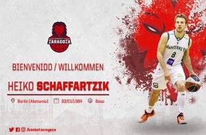 Desde Berlín con amor (y muchos triples): Heiko Schaffartzik ficha por Basket Zaragoza