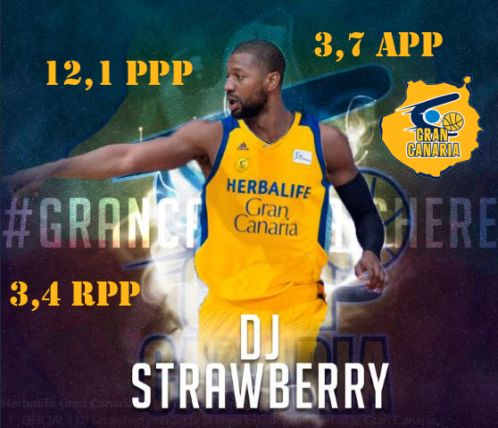 Analizando a D.J. Strawberry, solidez y veteranía para Herbalife Gran Canaria