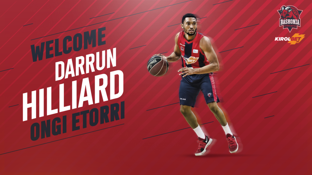 Kirolbet Baskonia firma al anotador americano Darrun Hilliard