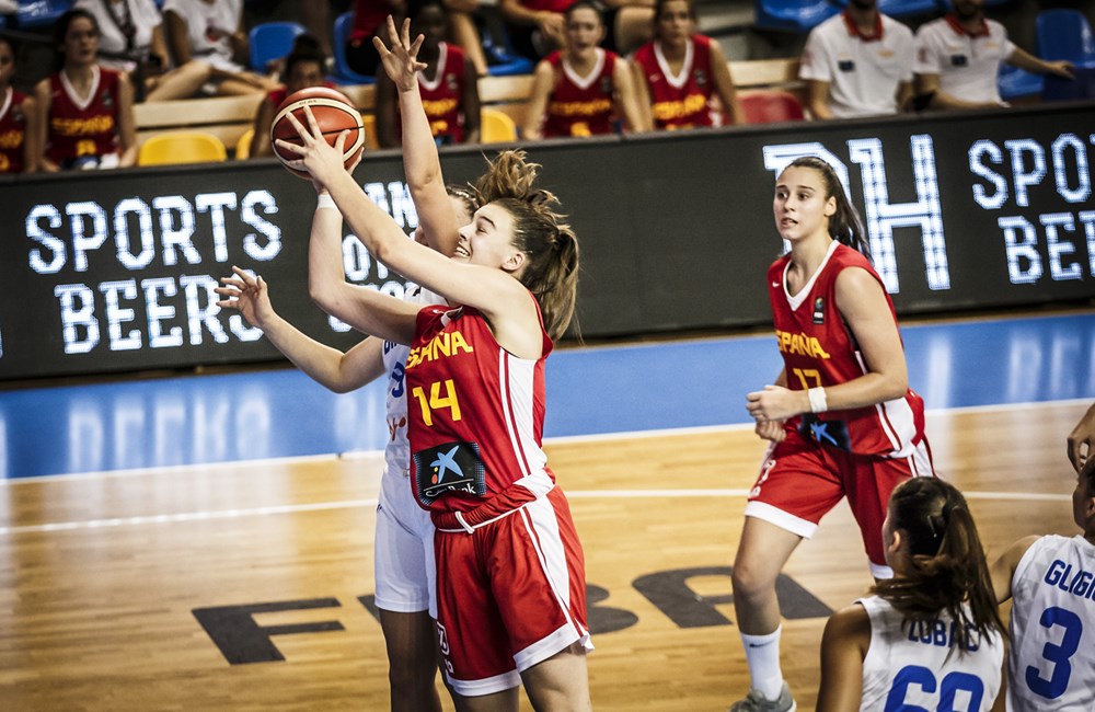 Europeo U18F (J3): España arrasa a Bosnia para recuperar sensaciones (45-82)