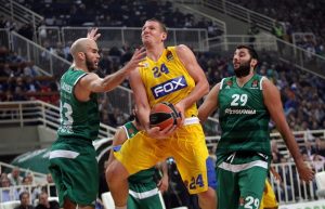 Zoco europeo: Jason Thompson, recambio de Udoh; Colton Iverson, cerca de KK Crvena Zvezda