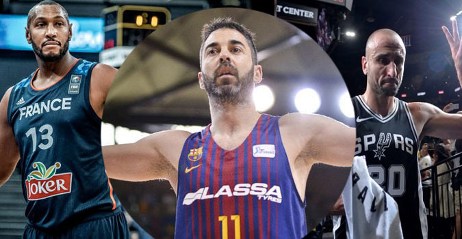 Recordamos a tres leyendas que se retiran: Ginóbili, Navarro y Diaw