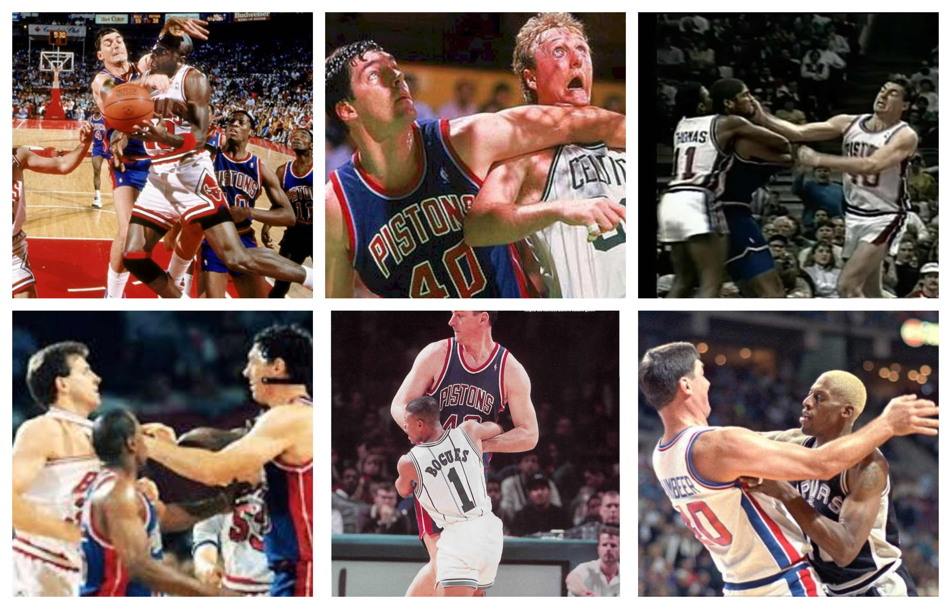 El antes y después de la leyenda más odiada: Bill Laimbeer