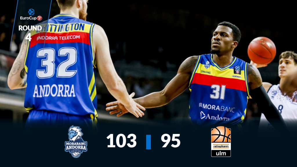 Morabanc Andorra vuelve a hacerse fuerte en casa (103-95)