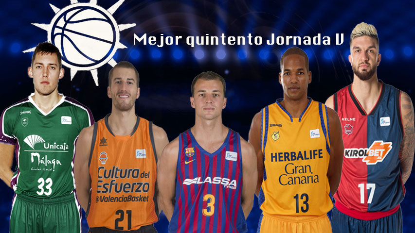Mejor quinteto Solobasket Jornada V Liga Endesa 18/19