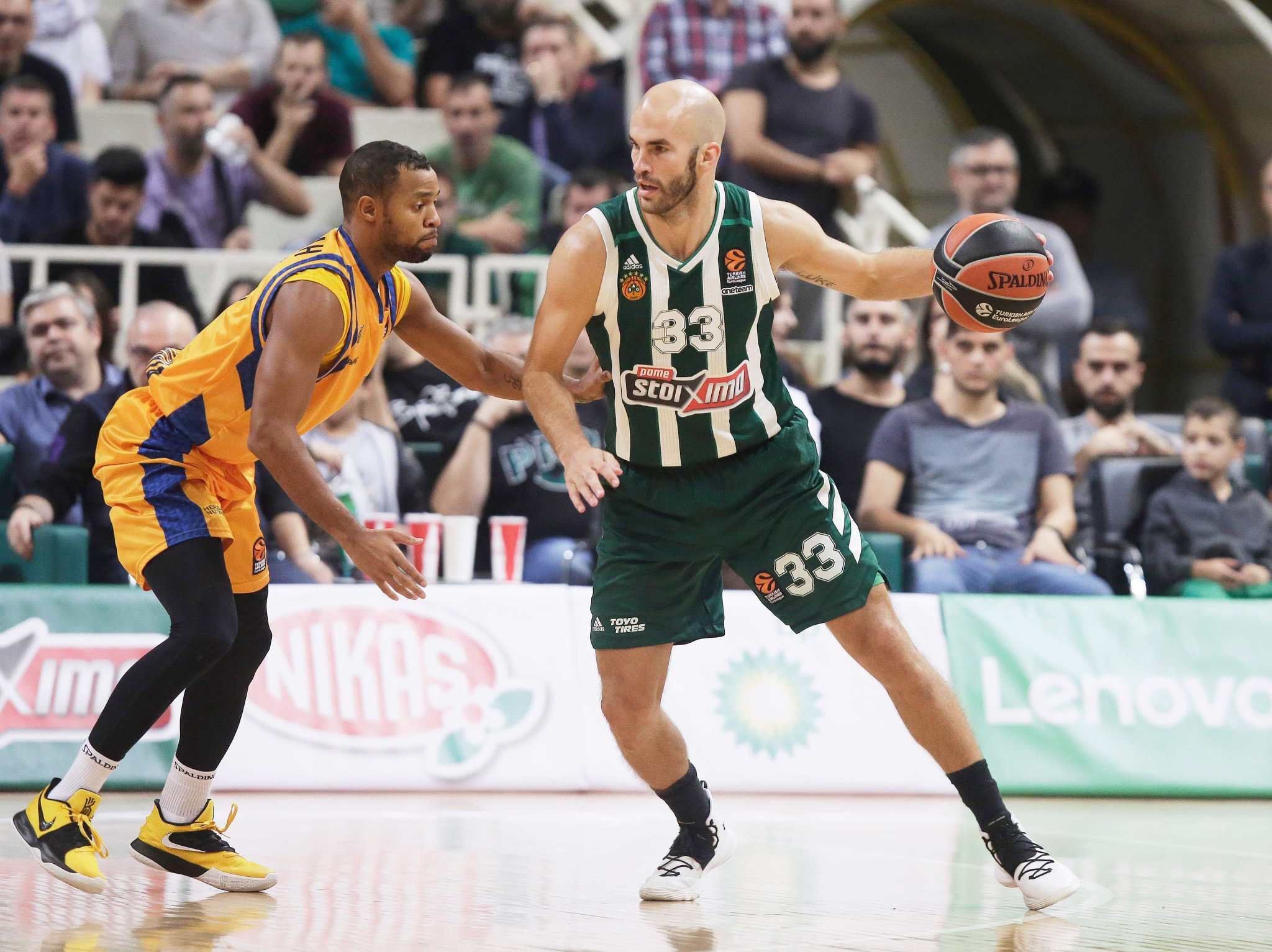 Los puntos en la pintura del Panathinaikos sentencian al Gran Canaria (102 a 87)