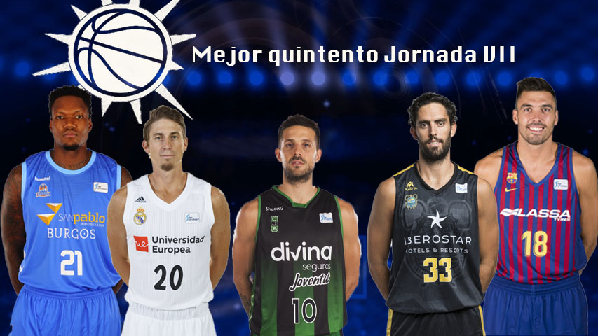 Mejor quinteto Solobasket Jornada VII Liga Endesa 18/19