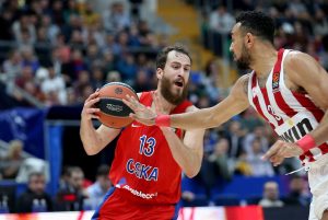 SbEu: Sergio Rodríguez acribilla con 6 triples a Olympiacos