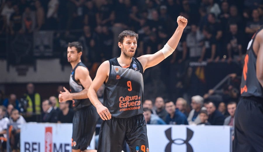 Van Rossom guía a Valencia Basket hacia la primera plaza en EuroCup