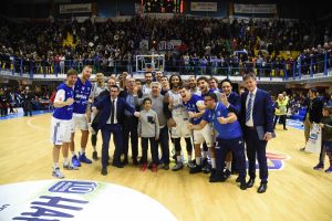 LEGA SERIE A: Happy Casa Brindisi hace humano a Milan y lo celebra como un título