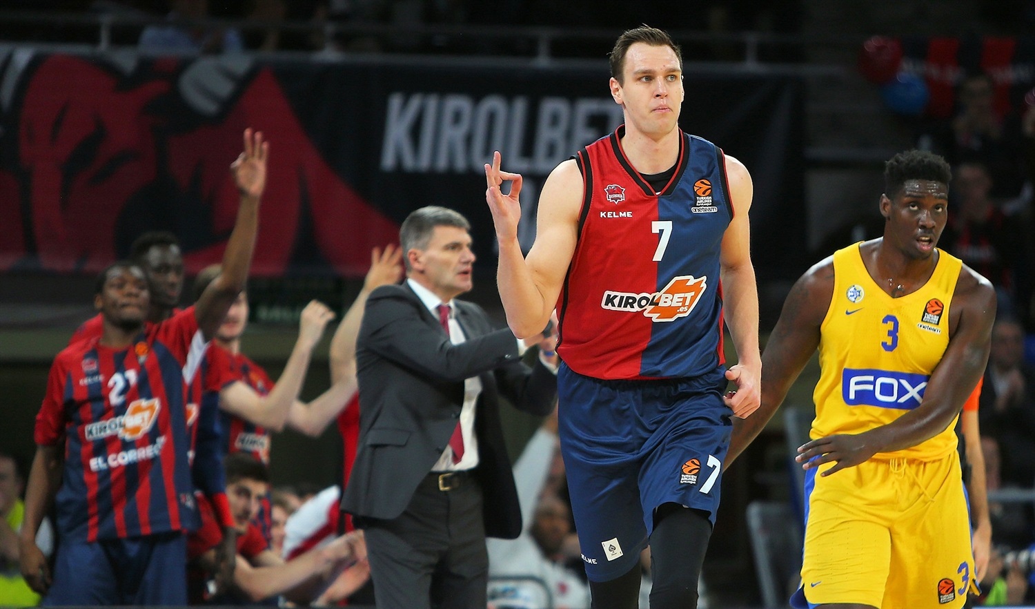 Un vendaval llamado Kirolbet Baskonia pasa por encima de Maccabi Tel Aviv (97-73)
