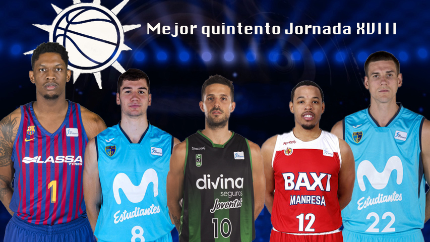 Mejor quinteto Solobasket Jornada XVIII Liga Endesa 18/19