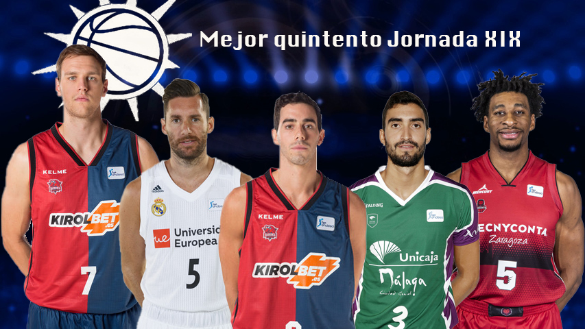 Mejor quinteto Solobasket Jornada XIX Liga Endesa 18/19