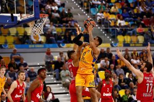 El Gran Canaria confirma su mejoría apalizando a Olympiacos (90-67)