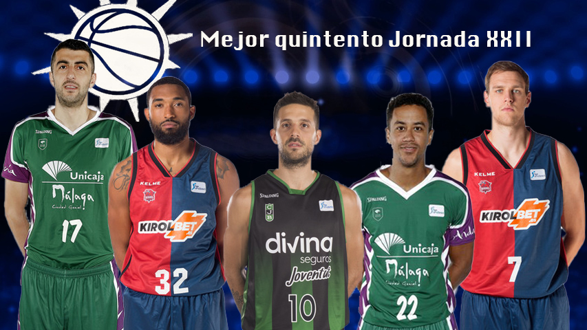 Mejor quinteto Solobasket Jornada XXII Liga Endesa 18/19