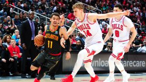 Hawks vs Bulls: cifras increíbles en una noche histórica para Trae Young
