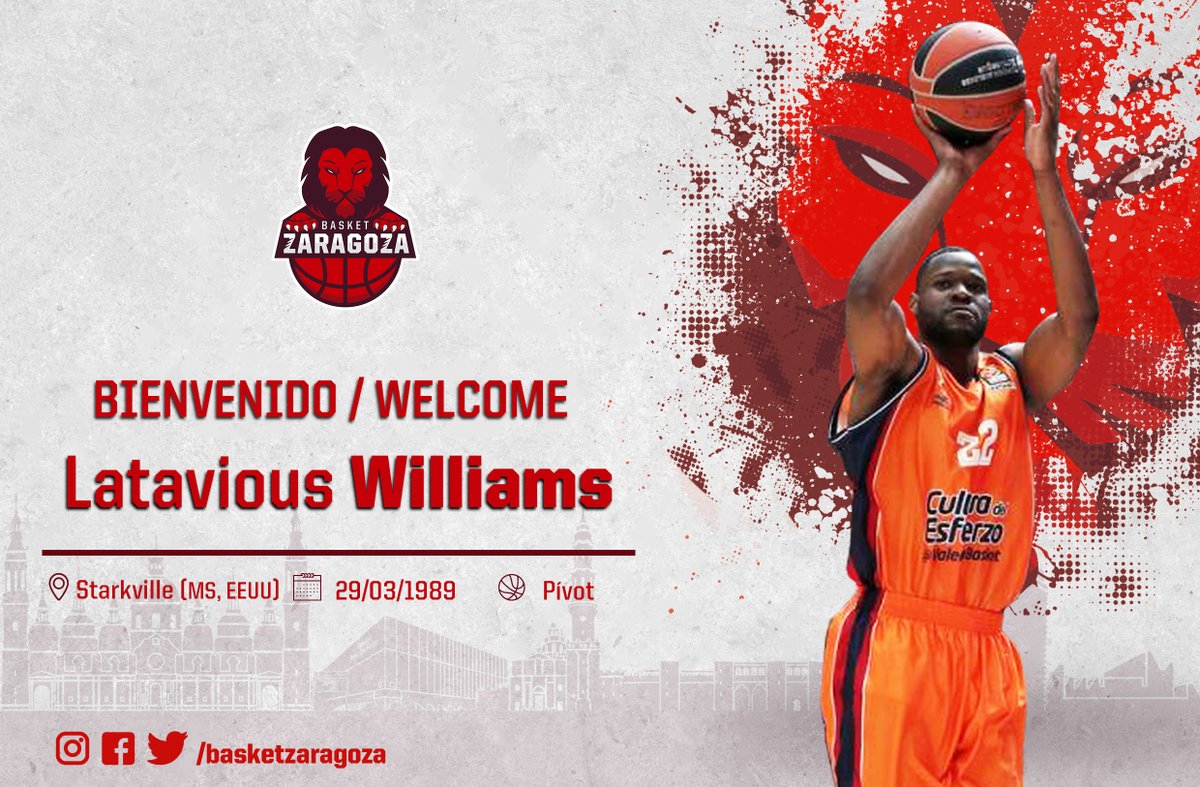 Tecnyconta Zaragoza se refuerza para el final de temporada con Latavious Williams