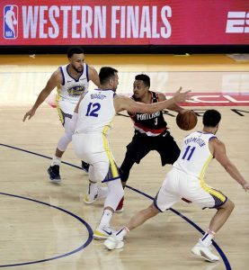 PlayOffs NBA: Golden State arrolla a Portland recordando 2016