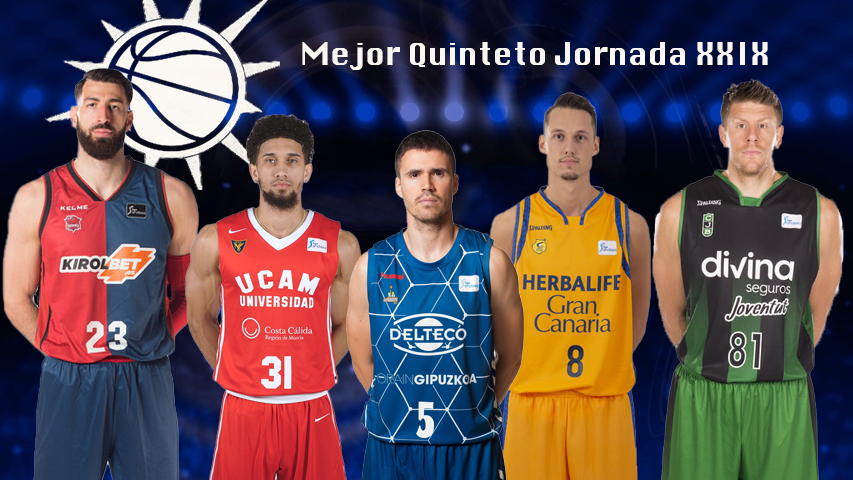 Mejor Quinteto Solobasket Jornada XXIX Liga Endesa 18/19