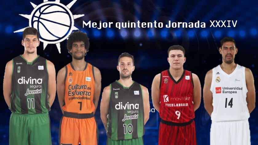 Mejor Quinteto Solobasket de la Liga Endesa Jornada XXXIV