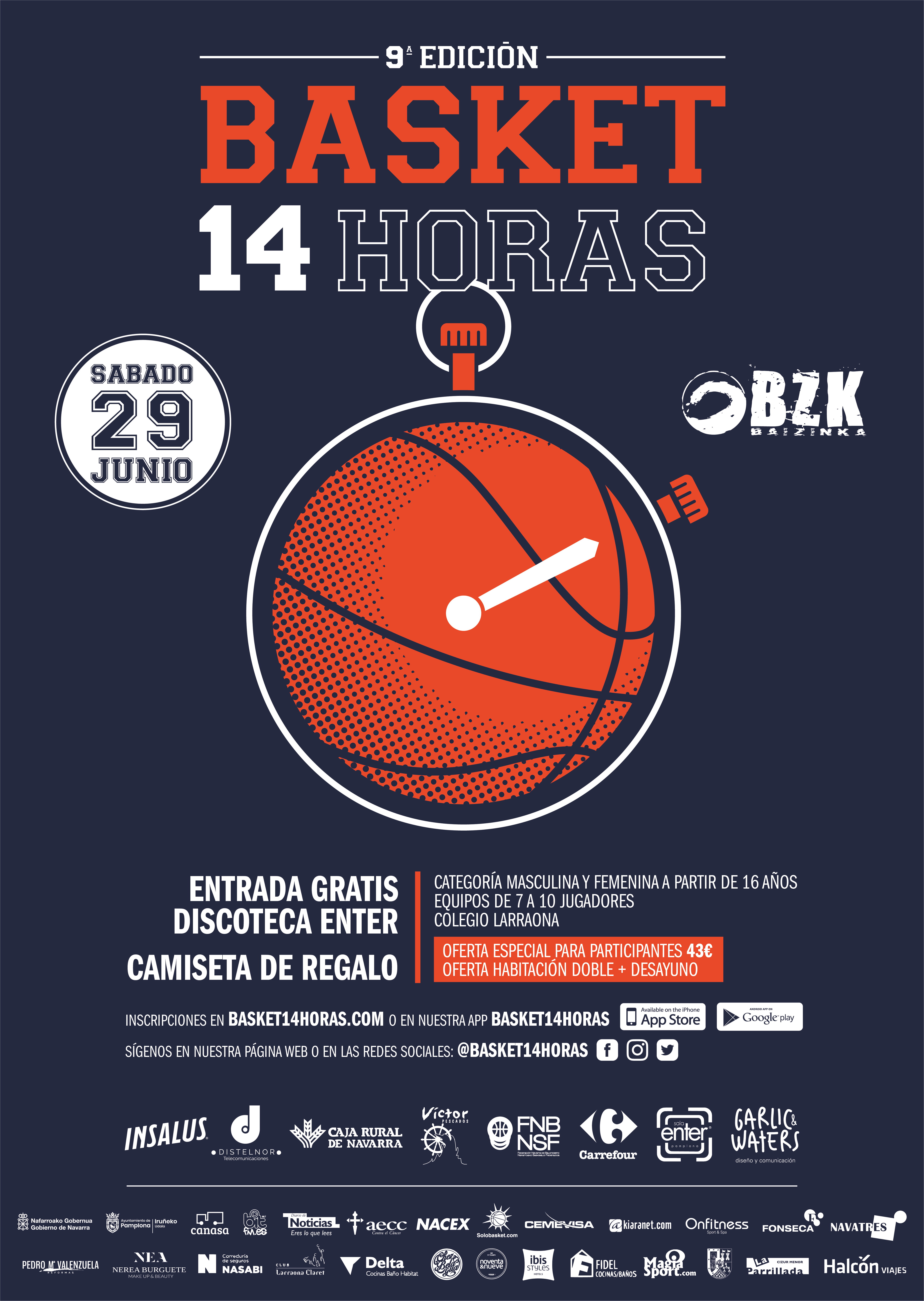 El torneo Basket 14 horas 2019 ultima las inscripciones