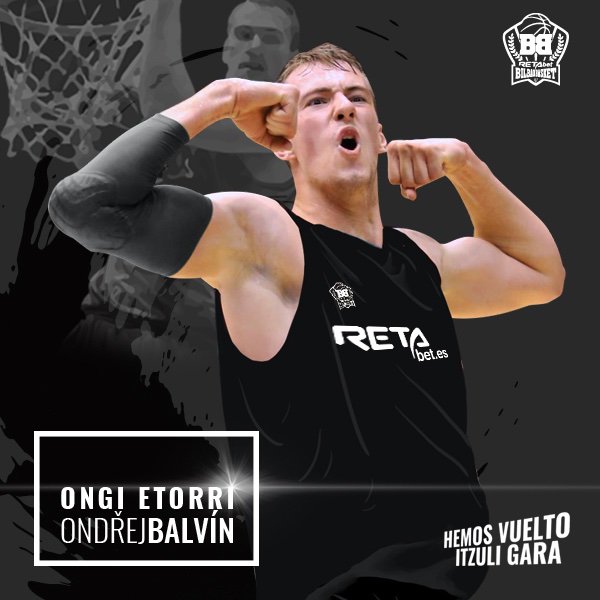 Refuerzo de lujo para RETAbet Bilbao Basket con la llegada de Balvin