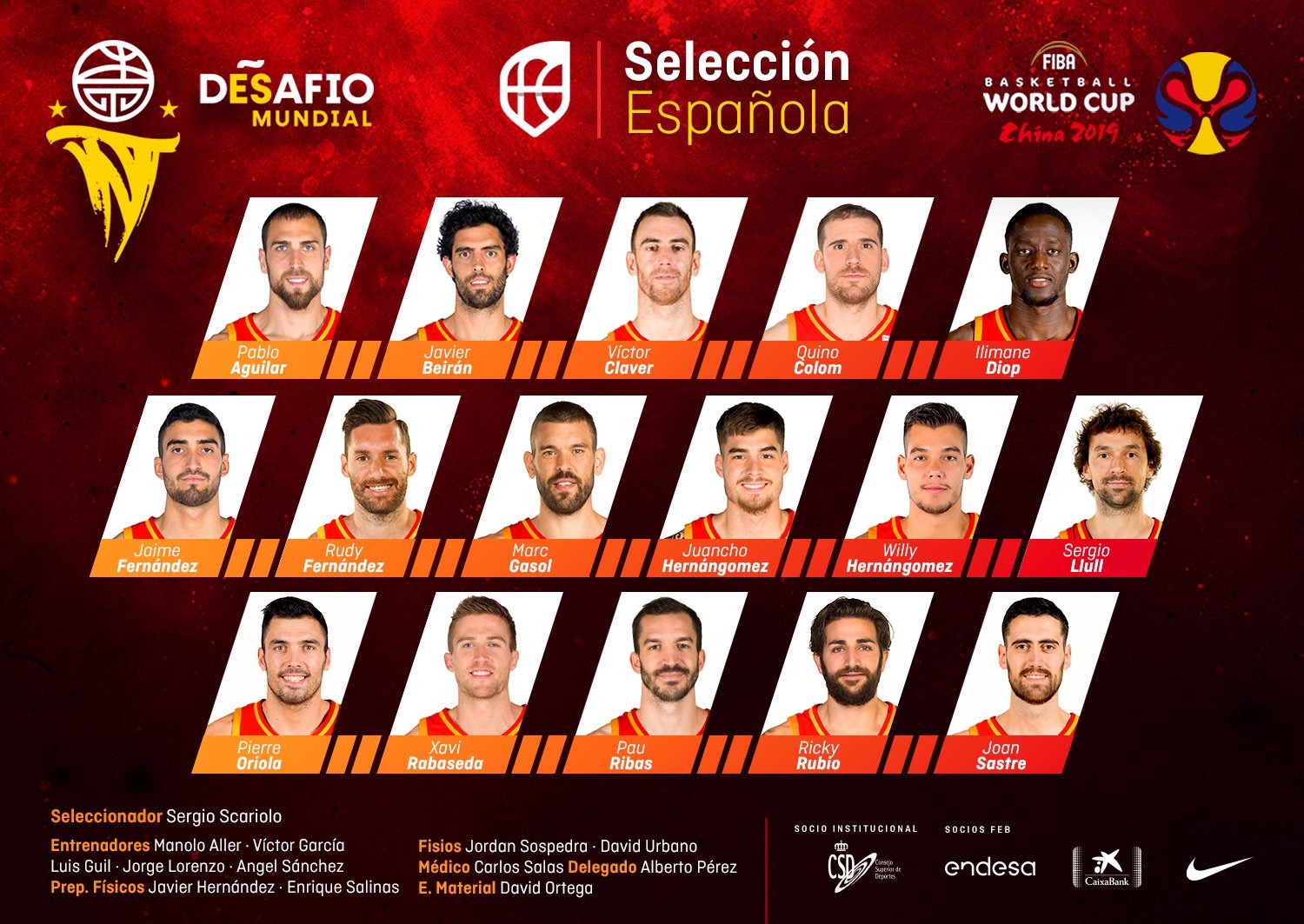 Sergio Scariolo presenta la preselección para el Mundial de China