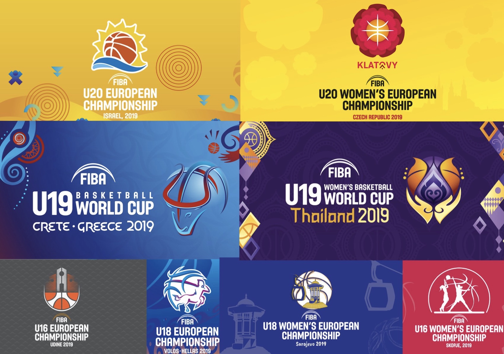 Sedes y fechas de todas las competiciones FIBA 2019