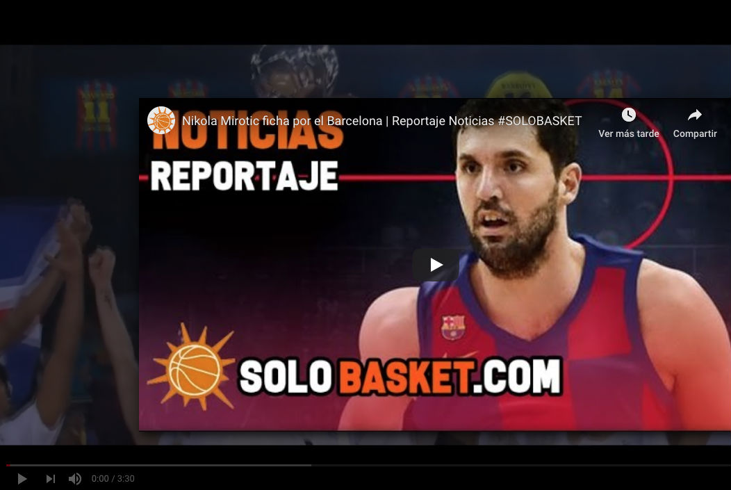 Nikola Mirotic, pieza clave para poder romper la hegemonía de su ex equipo, Real Madrid