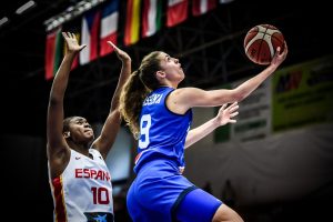 Europeo U20F (1/4): Fassina lidera a Italia y aparta a España de las medallas (62-71)