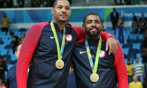 Carmelo Anthony recibe entrenamientos con jugadores de los Brooklyn Nets