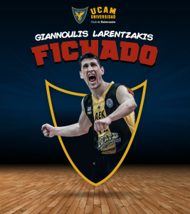 Giannoulis Larentzakis, talento y carácter heleno para UCAM Murcia