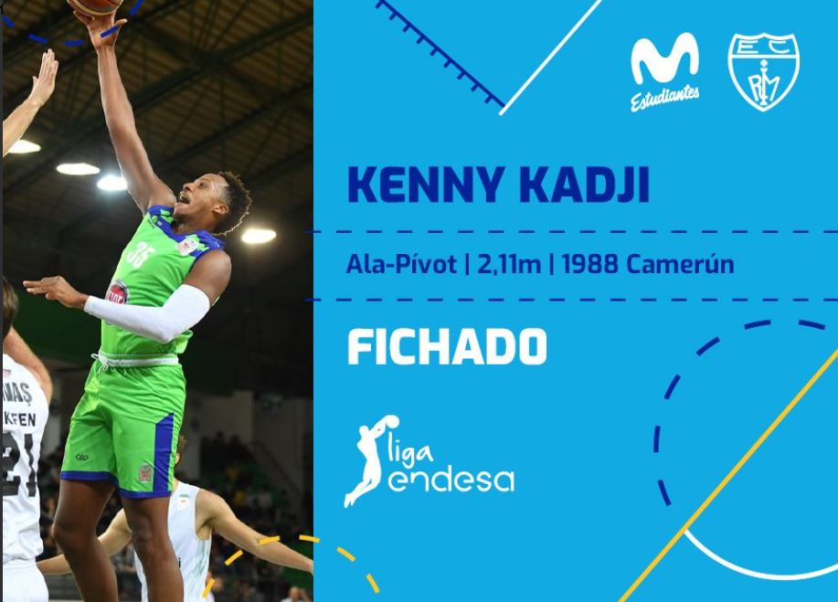 Movistar Estudiantes suma puntos y músculo a su pintura, llega Kenny Kadji