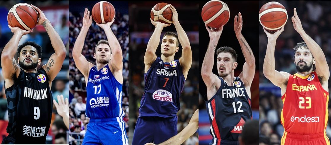 Los mejores jugadores del Mundial II: Escoltas