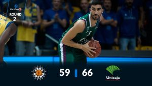 Unicaja consigue su segunda victoria en un partido nefasto de ambos equipos (59-66)