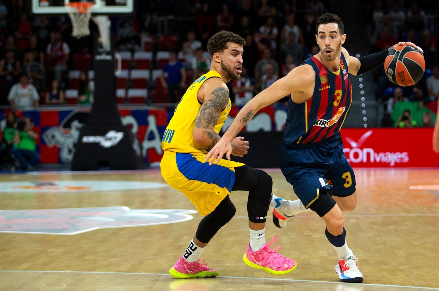Un Maccabi desatado endosa una paliza histórica a Baskonia (83-113)