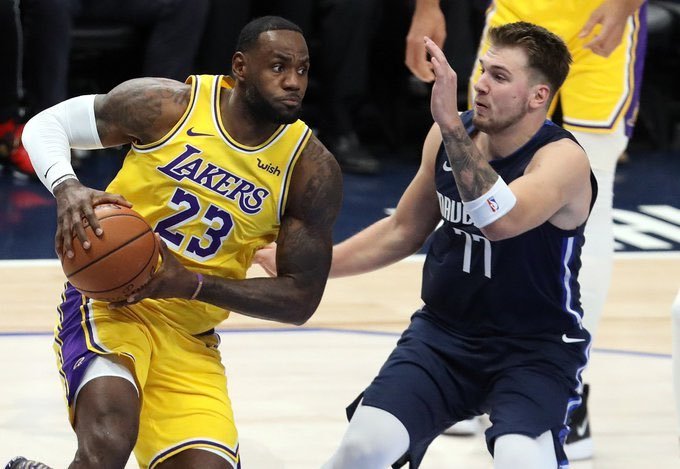 Histórico duelo entre Doncic y LeBron que acaba con victoria californiana