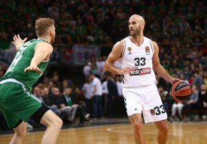 Euroliga (J9): Calathes domina a Zalgiris. Alba suma la tercera. Lo ajusticia a Olympiakos