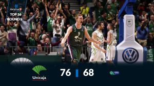 Unicaja se clasifica primero de grupo al ganar al Tofas Bursa (76-68)