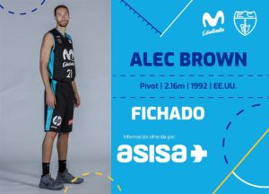Alec Brown, primer refuerzo para Movistar Estudiantes