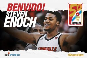Monbus Obradoiro suma físico NCAA con Steven Enoch