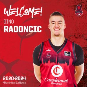 Casademont Zaragoza apuesta a largo plazo por Dino Radoncic
