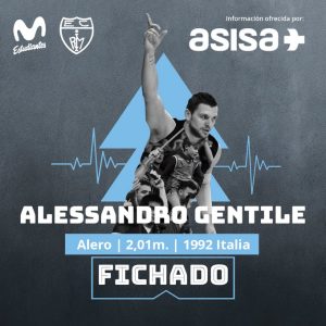 Alessandro Gentile vuelve a Movistar Estudiantes