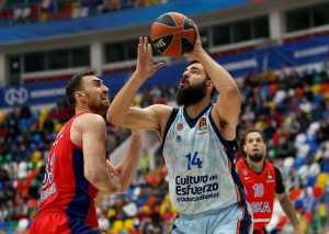 Un sólido CSKA Moscú gana sin problemas a Valencia Basket (84-75)