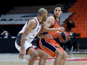 Van Rossom lidera una trabajada victoria de Valencia Basket a Olimpia Milano (86-81)